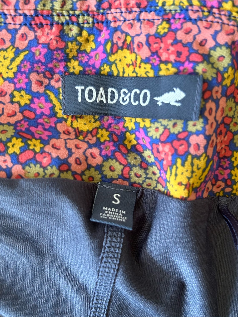 Toad&Co| Floral Pleated Circle Skirt in Floral Print sz Small - Picture 6 of 7
